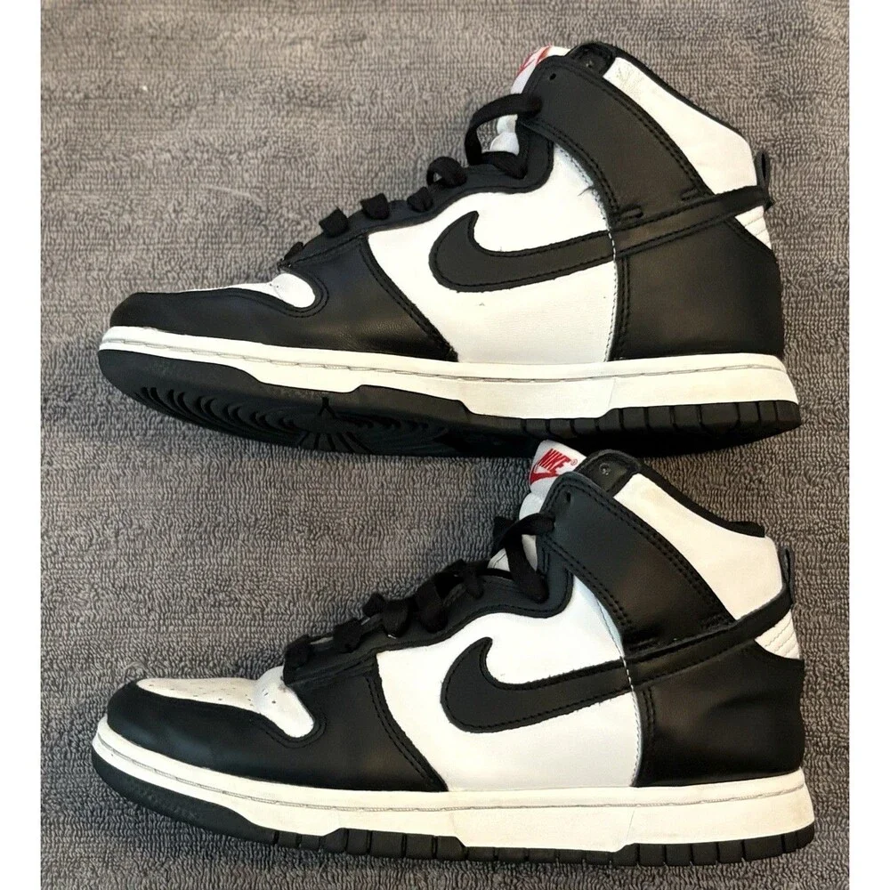 Nike Dunk High Black White Panda High Top Womens Size 7 DD1869-103